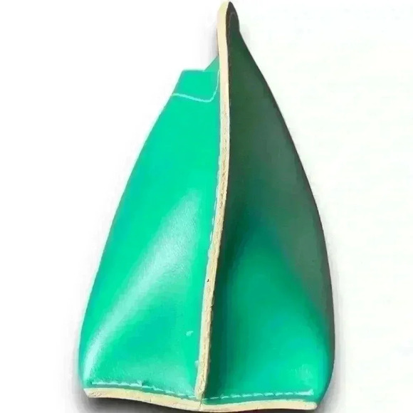 Vintage Delta Airlines Travel Amenity Green Bag Cosmetic Make Up Toiletry Pouch - Picture 10 of 10